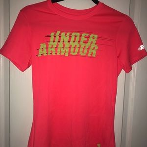 Under Armour Bright orange Short Sleeve